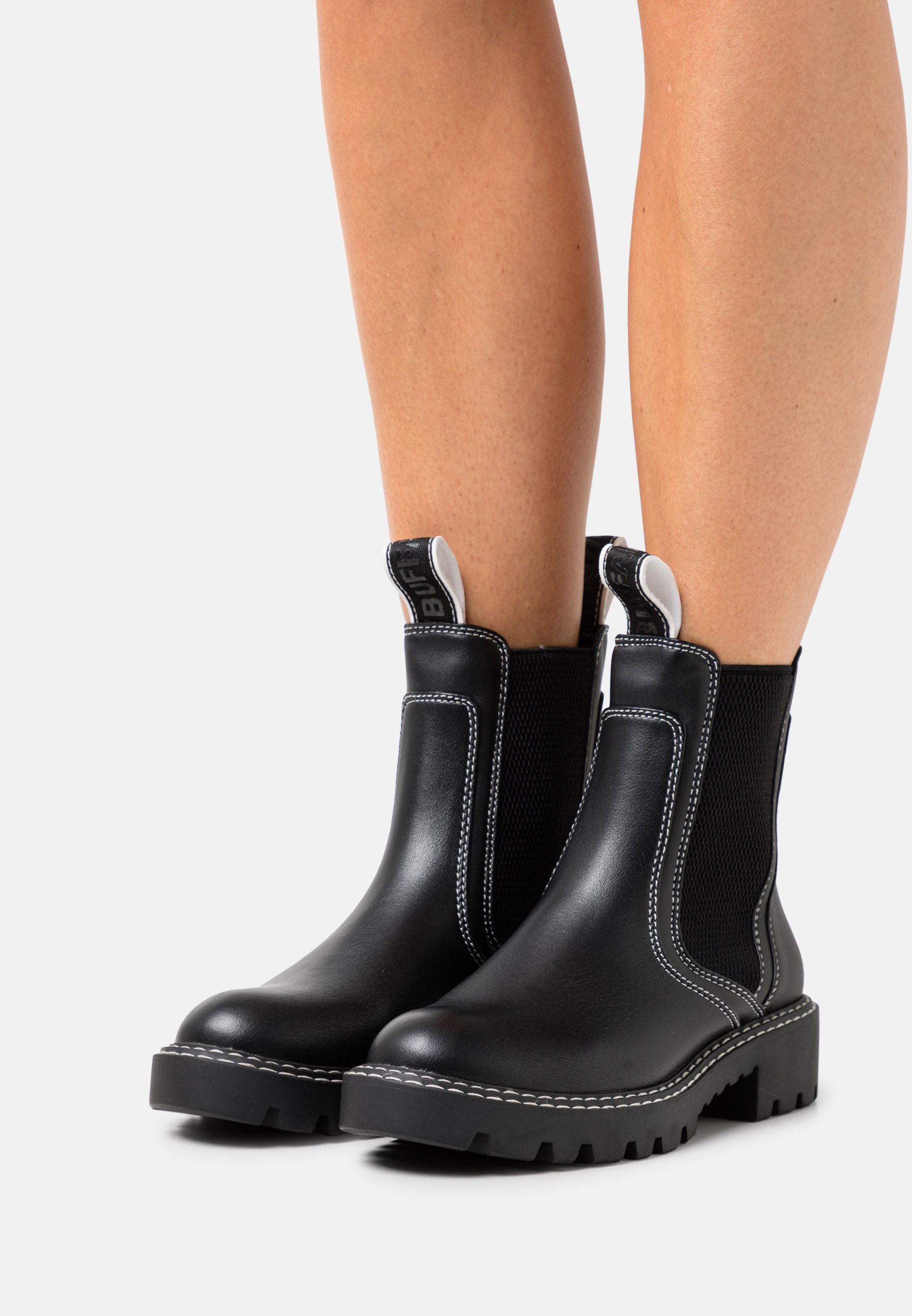Buffalo VEGAN SEVEN - Korte laarzen - black/zwart - Zalando.nl