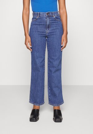 Dr.Denim Petite MOXY - Straight leg jeans - pyke plain dark blue