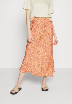 Falda acampanada - orange