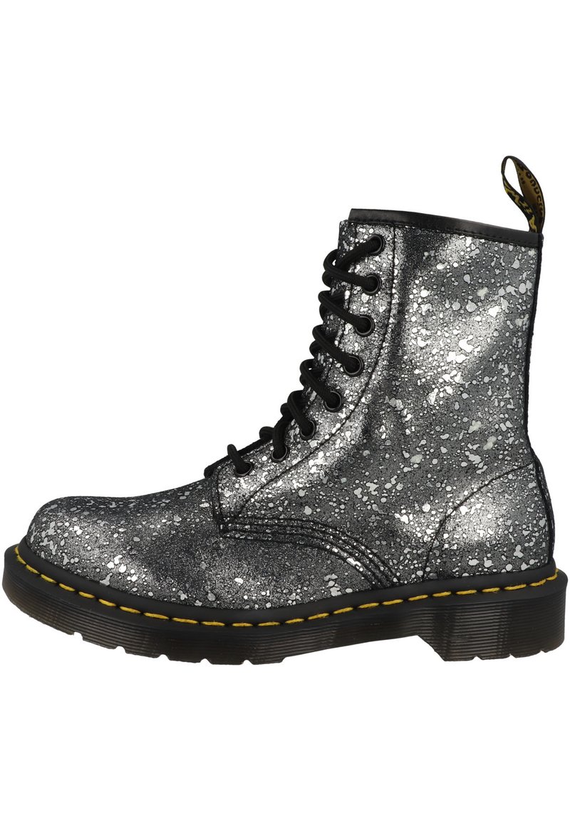 Dr. Martens Platform-nilkkurit - black metallic paint splatter