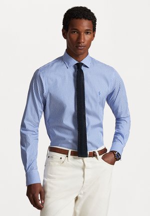 CUSTOM FIT STRIPED POPLIN SHIRT
 - Košeľa - 7089 brisk blue/white