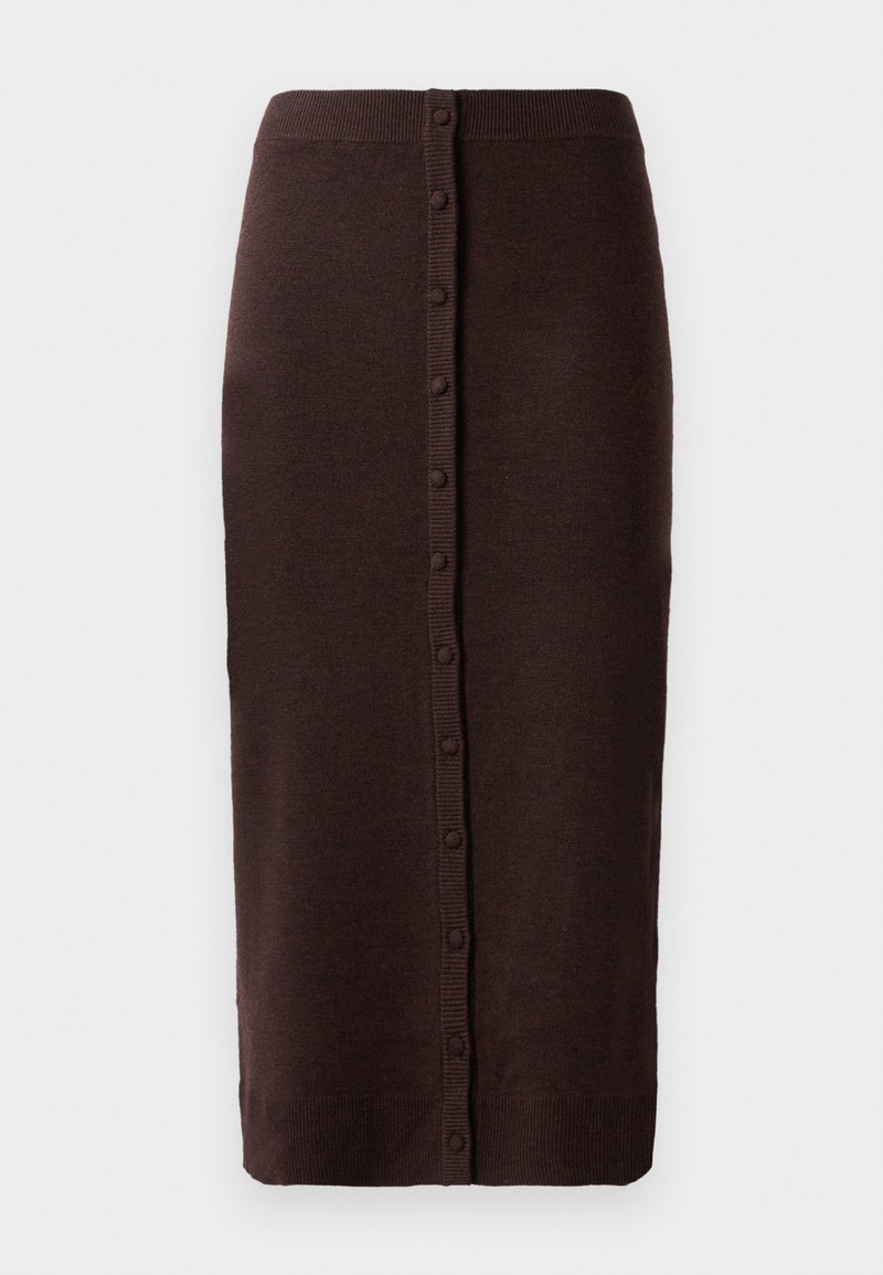 Victoria Beckham Kokerrok donkerbruin