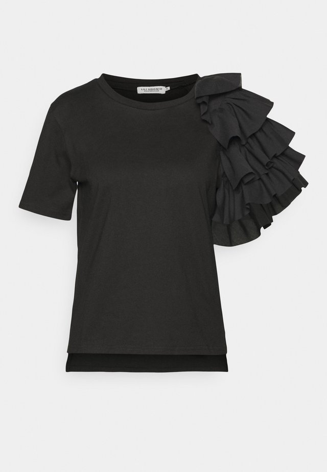 YOUNG LADIES TEE - Camiseta estampada - black