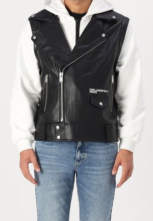 Kunstlederjacke - black