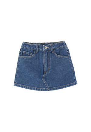 A-line skirt - mittelblau