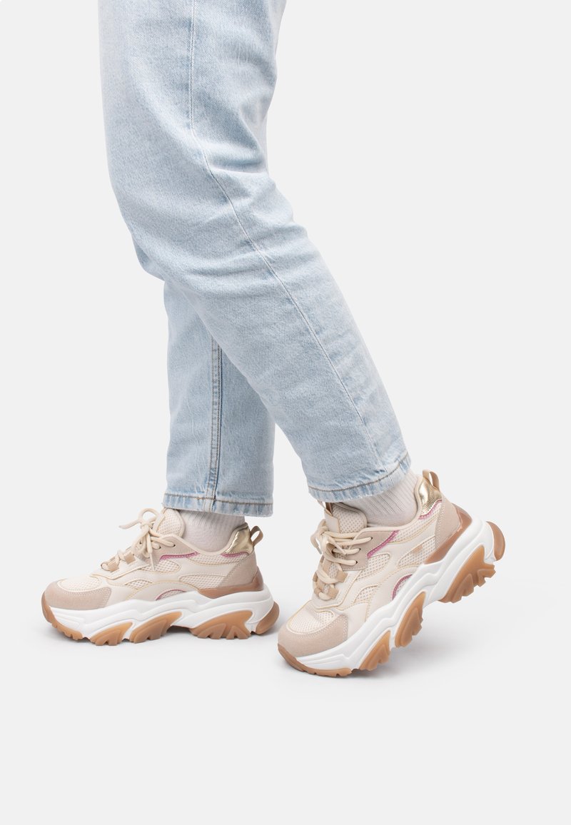 Posh by Poelman Sneakers basse - beige with combination