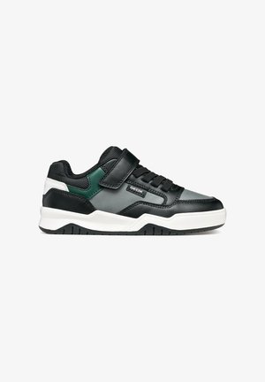 Geox, J PERTH BOY - Baskets basses - black green