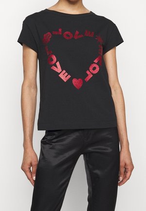 Camiseta estampada - black