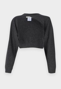 pure cashmere BOLERO TWO-WAY - Pullover - graphite