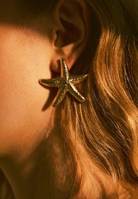 Bershka Korvakorut - gold coloured