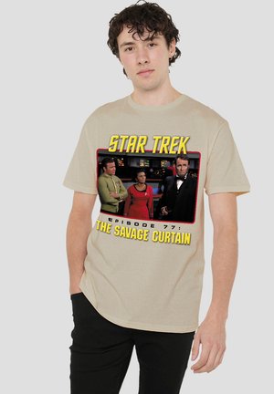 STAR TREK THE SAVAGE CURTAIN - Print T-shirt - sand