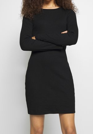 Vestito di maglina - black