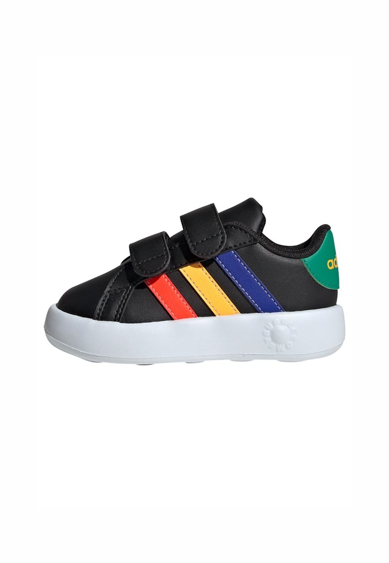 adidas Sportswear GRAND COURT 2.0 - Obuća za bebe - core black   lucid blue   court green