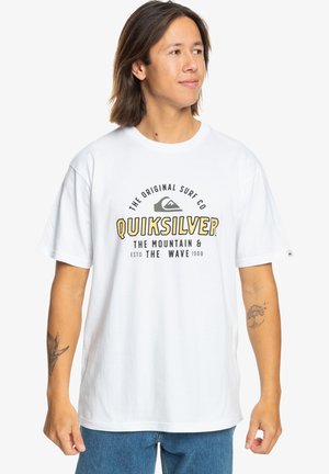 FLOATING AROUND - FÜR - Print T-shirt - white