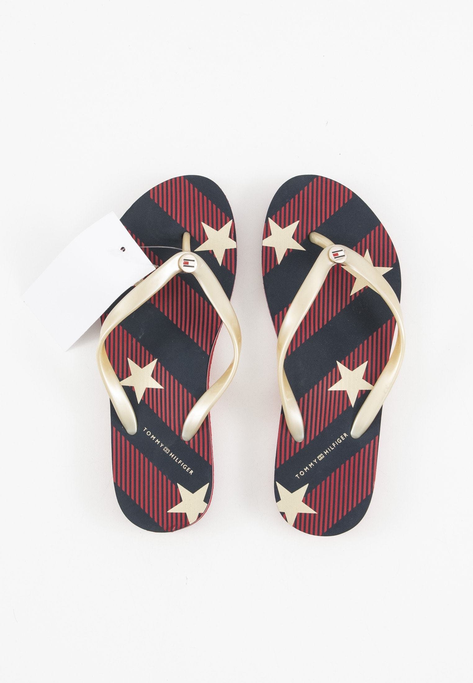Tommy Hilfiger Chanclas de baño - rot/rojo - Zalando.es