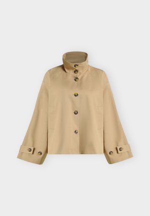 Bruuns Bazaar, AMOMUMBBTOMA JACKET - Καμπαρντίνα - dark sand