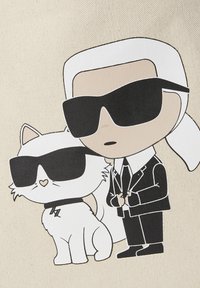 KARL LAGERFELD IKON KARL & CHOUPETTE - Shoppingveske - a off white