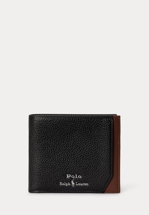 Polo Ralph Lauren, TWO-TONE LEATHER BILLFOLD WALLET - Peňaženka - black/brown
