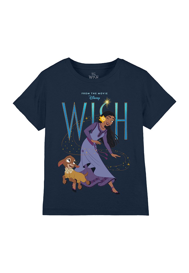 Disney T-shirt print donkerblauw