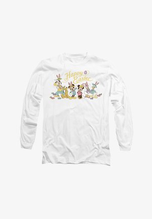 Disney, MICKEY MOUSE FRIENDS HAPPY EASTER WITH BUNNY HATS - Langarmshirt - white