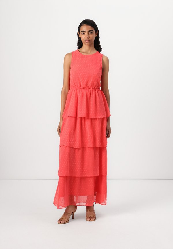 VMMELISA LAYER MAXI DRESS - Maxi dress - cayenne