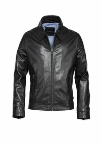 BULUCIANO - Veste en cuir - schwarz
