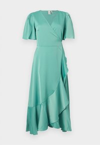 YASTHEA MIDI WRAP DRESS - Vestido de cocktail / Vestido de festa - malachite green