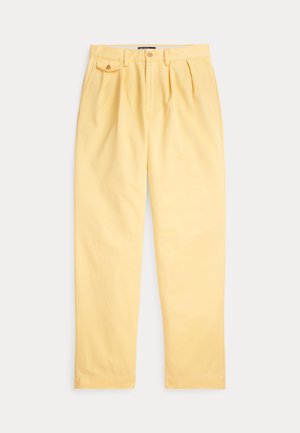 WHITMAN RELAXED FIT PLEATED CHINO PANT UNISEX - Nohavice chinos - corn yellow