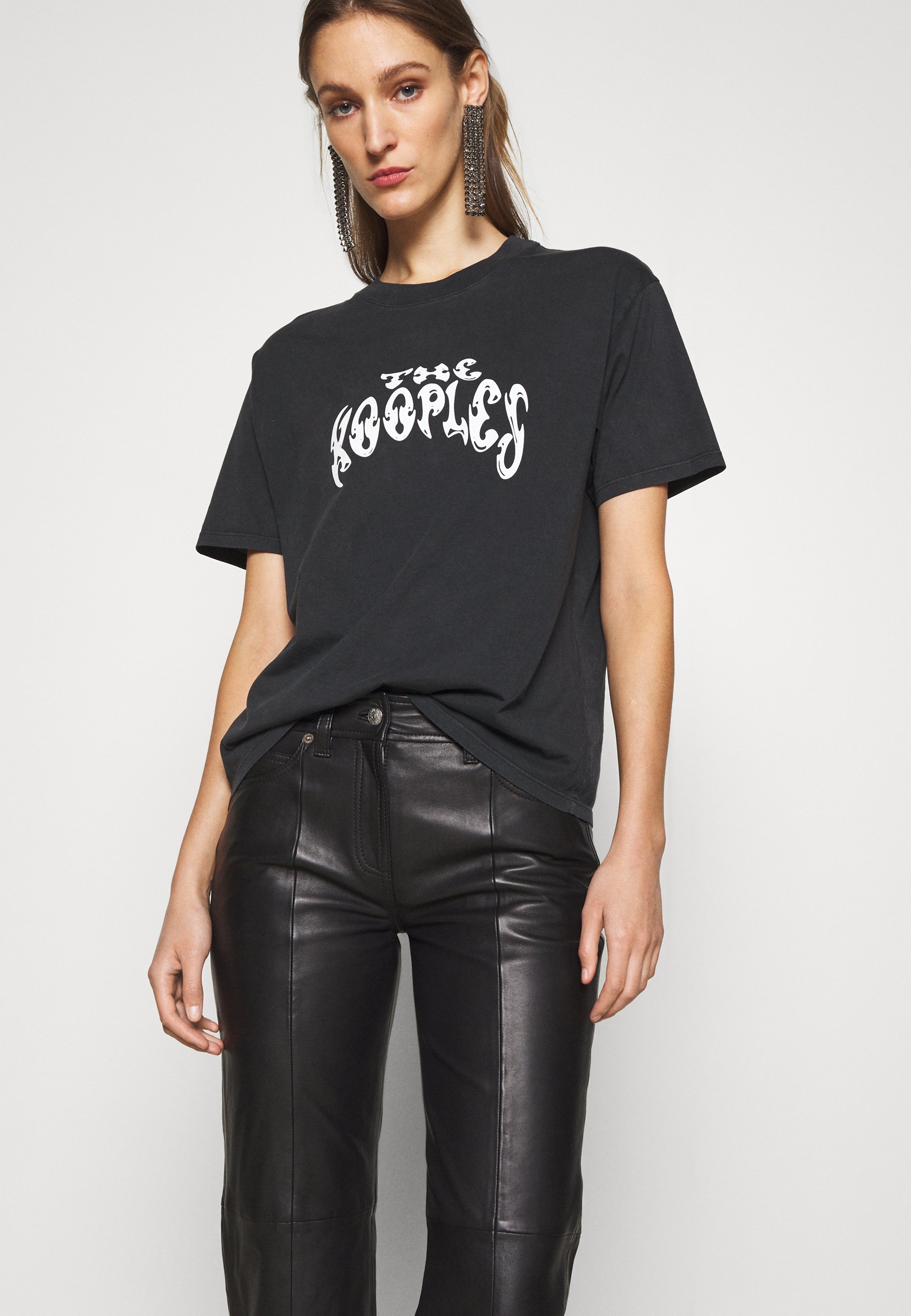 The Kooples PANTS - Leather trousers 