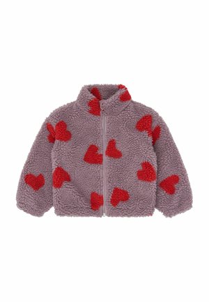 The New Siblings, TNSTUNA OS TEDDY JACKET - Φλις μπουφάν - elderberry aop tn