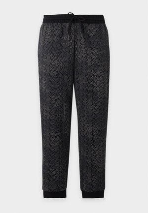 EA7 Emporio Armani, TRAIN LOGO SERIES MONOGRAM - Pantaloni sportivi - black