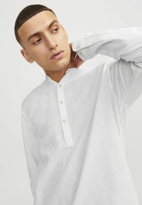 Jack & Jones SUMMER HALF PLACKET  - Camicia - white