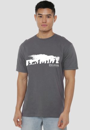 Cotton Soul, LOR THE FELLOWSHIP - Print T-shirt - anthracite