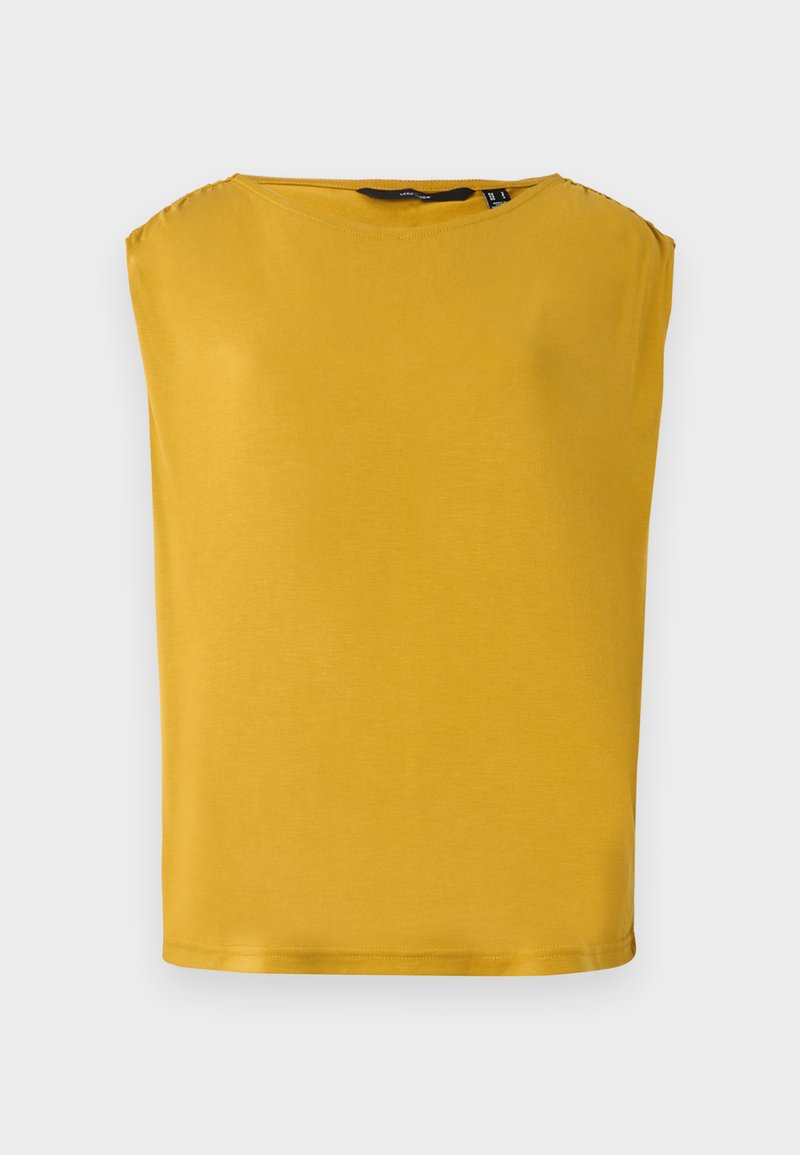 Vero Moda T-shirt basic goudkleurig