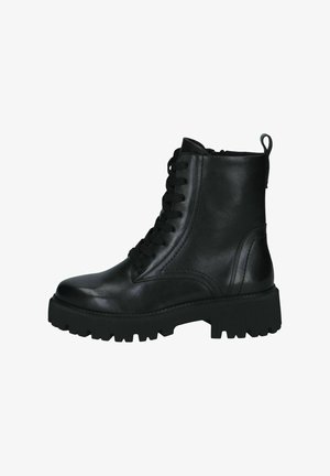 Caprice, STIEFELETTE - Bottines à plateau - black nappa