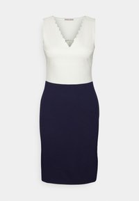 Não selecionado, white/dark blue