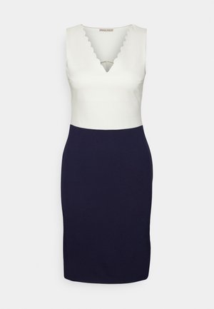 Žerzejové šaty - white/dark blue