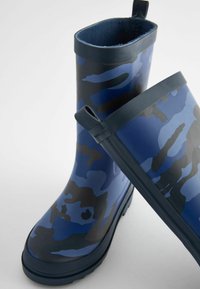 Next REGULAR FIT - Bottes en caoutchouc - navy blue camo rubber welly