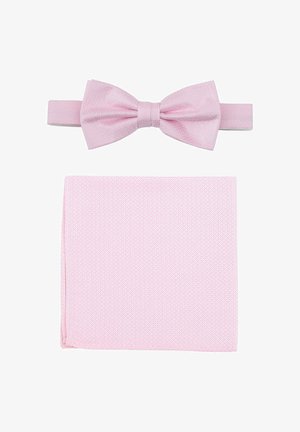 Seidenfalter SET - Einstecktuch - rosa