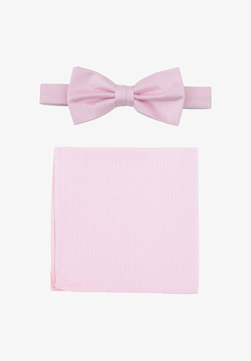 Seidenfalter SET - Einstecktuch - rosa