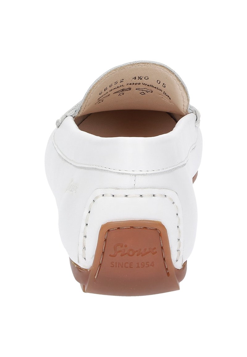 Damen Halbschuhe | Sioux CARMONA Mokassin weiß - HF98522 Damen Halbschuhe | Sioux CARMONA Mokassin weiß - HF98522