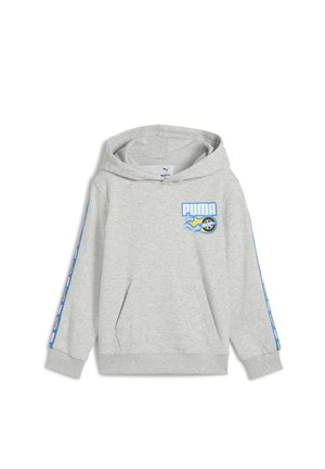Puma HOT WHEELS - Kapuzenpullover - light gray heather
