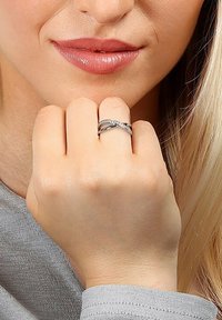 CHRIST ZIRKONIA - Ring - silberfarben