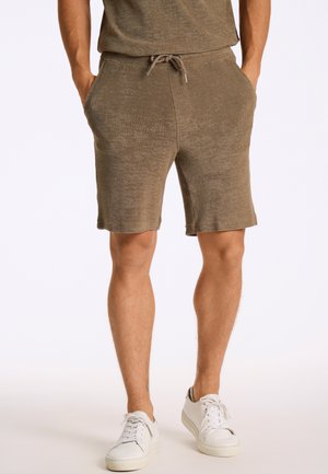 Lindbergh ELASTIC WAIST - Shorts - dk stone