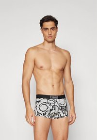 Versace SHORT TRUNK TOPEKA BAROQUE PRINT - Trunks - black/bone