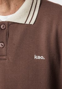 Kaotiko LUCAS BUTTONS UNISEX - Top s dlouhým rukávem - brown