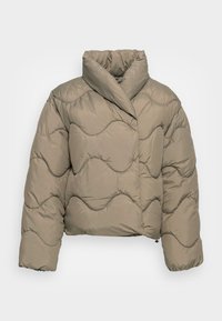 BRIGHT PUFFER JACKET - Casaco de inverno - grey/beige