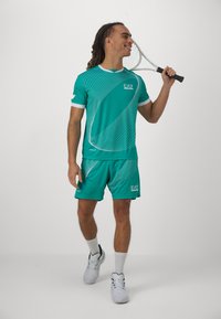 EA7 Emporio Armani TEE GRAPHIC - Sportfelső - spectra green