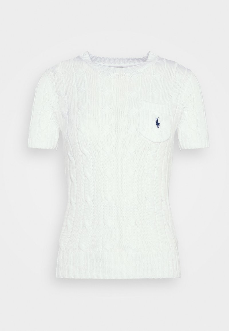 Polo Ralph Lauren CABLEKNIT SHORTSLEEVE SWEATER Print Tshirt