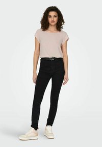 ONLY VIC S/S SOLID NOOS PTM - T-shirts basic - peach whip